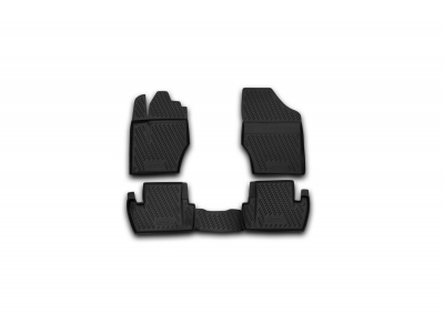 Коврики в салон Format полиуретан, повышенная износостойкость 4 шт для Peugeot 308 2007-2014