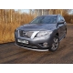 Защита переднего бампера 76 мм ТСС для Nissan Pathfinder 2014-2021