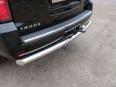 Шаровый узел фаркопа, тип Е (шар нержавеющий, 50x50) ТСС  для Chevrolet Tahoe 2016- 