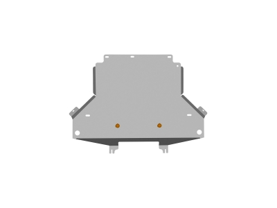 Защита переднего электромотора (с креп.) для ZEEKR 001 (2024-н.в.) электро AT 4WD (алюминий, 3 мм) / Зикр