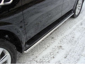 Защита штатных порогов  42 мм для Infiniti QX80 № INFQX8014-07